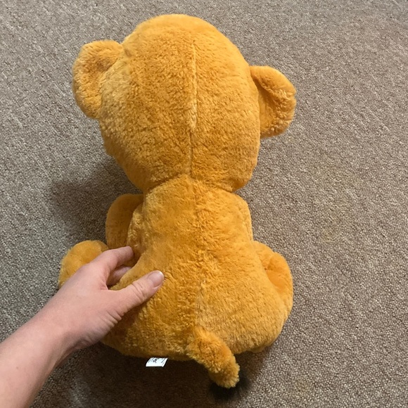 Cuddly Lion Plush Toy - Golden Brown - Picture 2 of 4